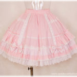 En rosa Lolita kjol