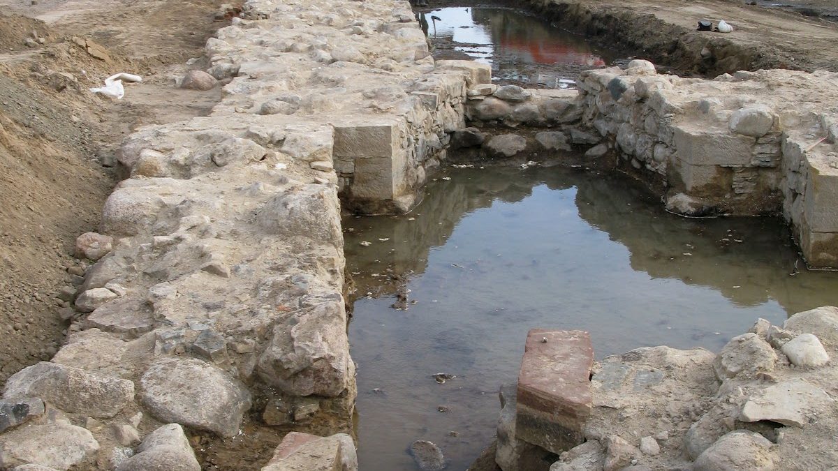 Utgrävning av romerskt bad, Jönköpings slott