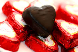 Hjärtformad choklad