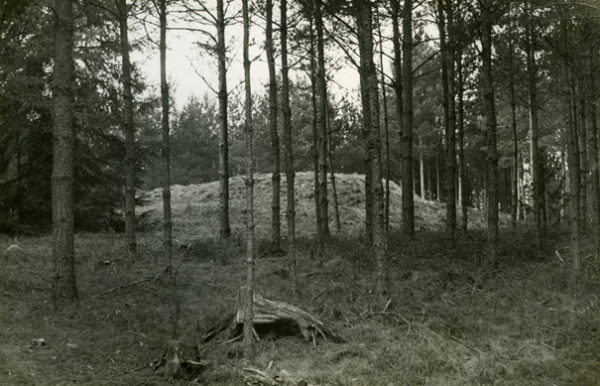 Foto på Dödskallehöjden från 1930-tal.