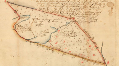 Kartan över målen från 1691