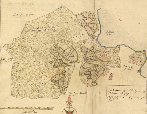 Karta från 1646.