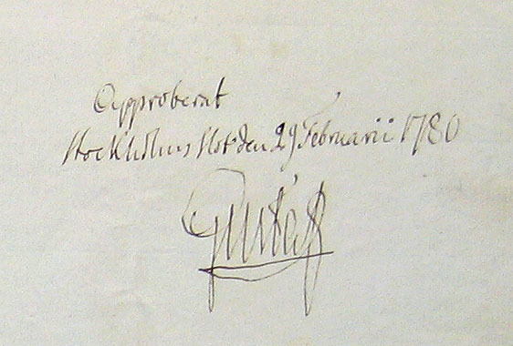 Gustafs underskrift