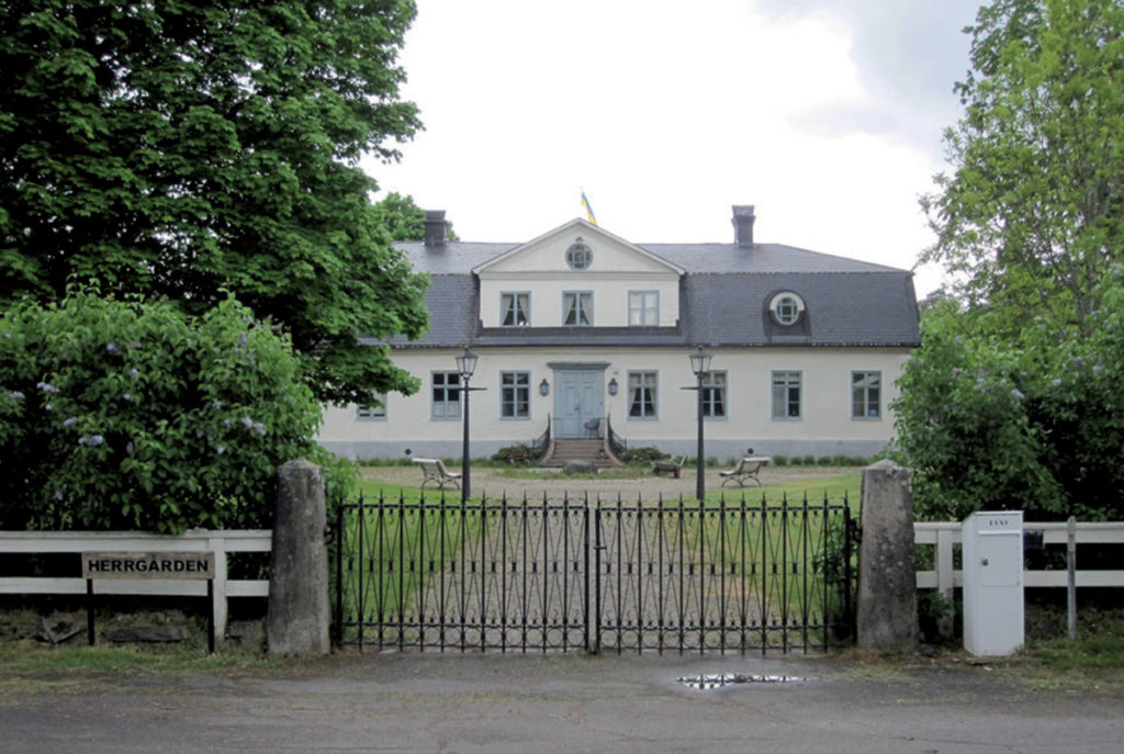 Herrgårdsbyggnaden från 1780-talet.