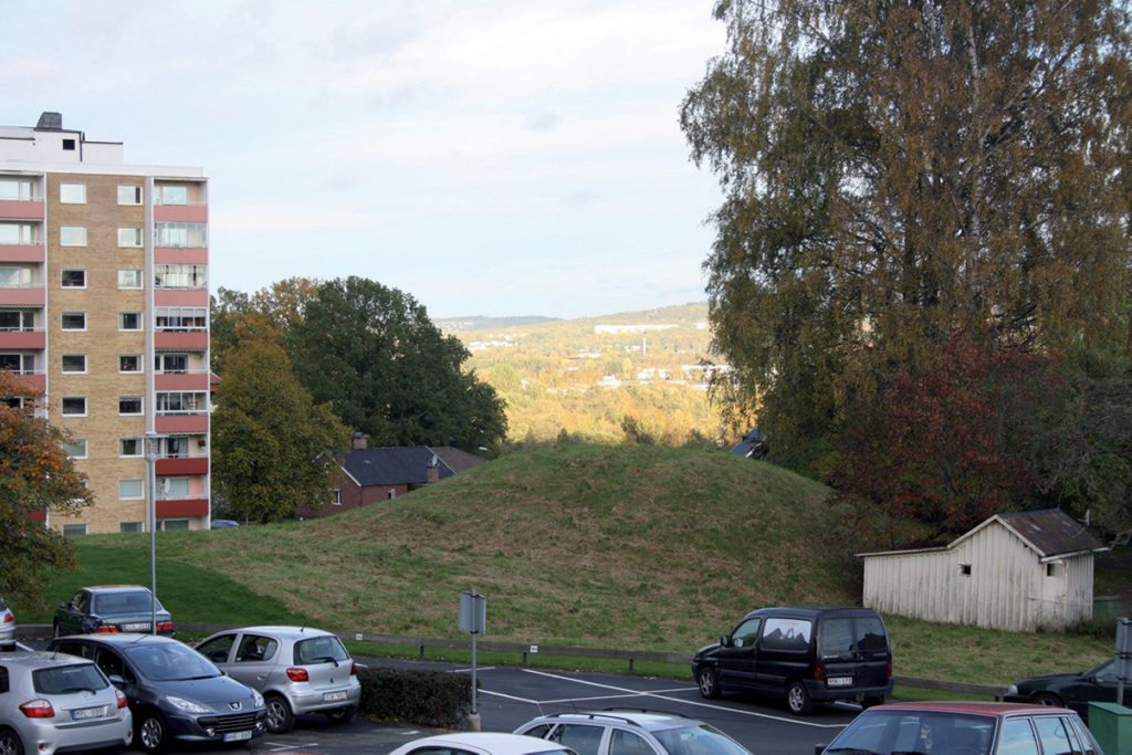 Utsikt från Domarkullen på Gräshagen mot öster.