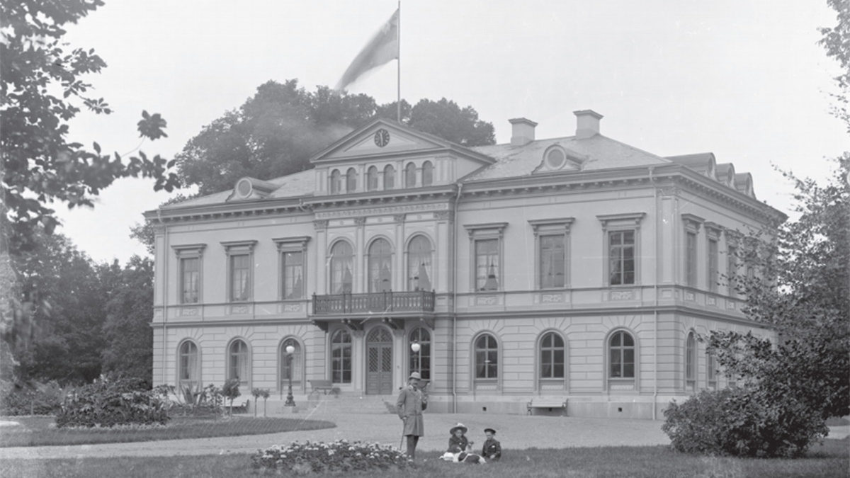 Lyckås herrgård på en bild tagen före 1905.