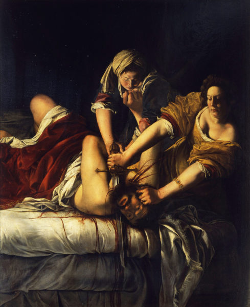 Målningen "Judith Beheading Holofernes" av Artemisia Gentileschi