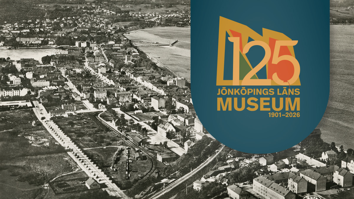 Flygfoto över Jönköping