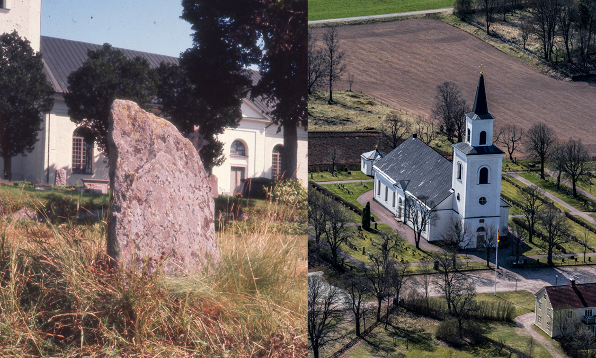 Gravfältet vid Flisby kyrka